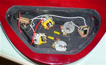 50s wiring inside a SG