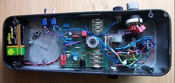 modded Cry Baby Wah pedal