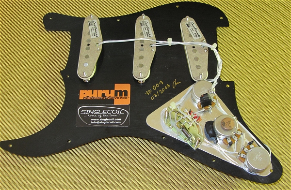 Vovox PURUM pickguard wiring